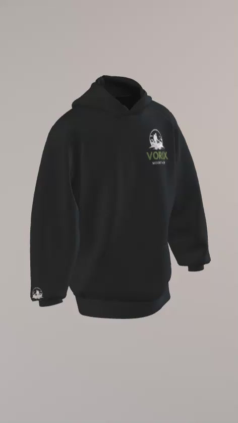 SWEAT SHIRT VORIX PREMIUM BRODÉ NOIR